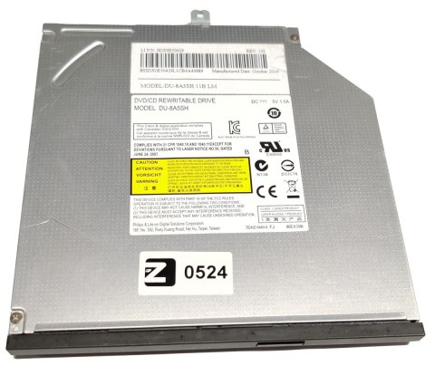 Napęd DVD DU-8A5SH 0524 Napęd DVD DU-8A5SH 0524