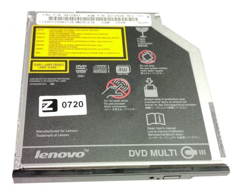 Napęd DVD Lenovo 39T2851 0720 Napęd DVD Lenovo 39T2851 0720