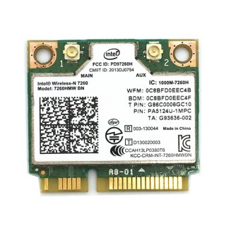 Karta sieciowa Wi-Fi Intel Dual Band N-7260HMW BN