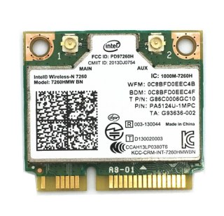 Karta sieciowa Wi-Fi Intel Dual Band N-7260HMW BN