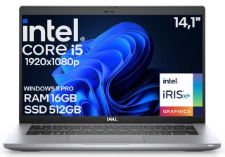 Laptop Dell Latitude 5420 i5-1145G7 11GEN Iris Xe 16GB 512SSD Win11 A