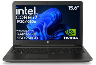 Laptop HP ZBOOK 15 G3 Core i7-6820HQ 16GB 256SSD Quadro M1000M FullHD Win11 A-