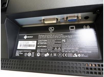 Monitor EIZO 23" EV2315W 1920x1080p TN A- Monitor EIZO 23" EV2315W 1920x1080p TN A-