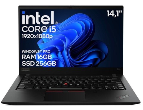 Laptop Lenovo ThinkPad T14s GEN1 Core i5 10GEN 16GB 256SSD Win11 A-