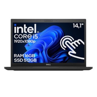 Dotykowy Laptop Dell Latitude 7490 Carbon Core i5 8GEN 16GB 512SSD Win11 B