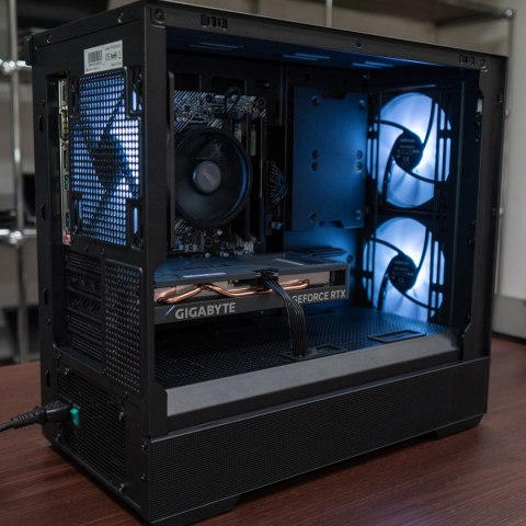 Nowy czarny komputer gamingowy Ryzen 5 5600X RTX 4060 32GB DDR4 1TB SSD Win11 Pro Nowy czarny komputer gamingowy Ryzen 5 5600X RTX 4060 32GB DDR4 1TB SSD Win11 Pro