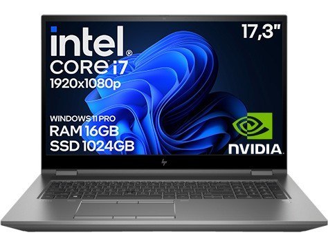 Laptop HP ZBook Fury 17 G7 i7 10GEN Quadro RTX 3000 16GB 1TBSSD Win11 A Laptop HP ZBook Fury 17 G7 i7 10GEN Quadro RTX 3000 16GB 1TBSSD Win11 A