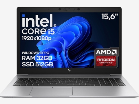 Laptop HP EliteBook 850 G6 Core i5 8GEN RADEON RX540X 32GB 512GB SSD Win11 A- Laptop HP EliteBook 850 G6 Core i5 8GEN RADEON RX540X 32GB 512GB SSD Win11 A-