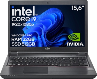 Laptop Fujitsu Celsius H7510 Core i9 10GEN 32GB 512GB SSD Win11 A