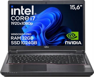 Laptop Fujitsu Celsius H780 Core i7 8GEN 32GB 1TB SSD QUADRO P2000 Win11 A-