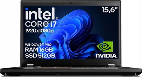 Laptop Lenovo P51 Core i7 7GEN 16GB 512GB SSD QUADRO M2200M Win11 A