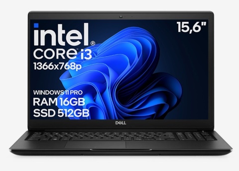 Laptop Dell Latitude 3500 15" Core i3 8GEN 16GB 512SSD A