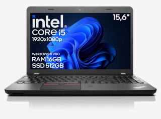 Laptop Lenovo E560 Core i5 6GEN 16GB 512GB SSD Win11 A-