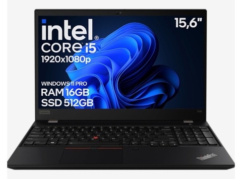 Laptop Lenovo T590 Core i5 8GEN 16GB 512SSD Win11 A-