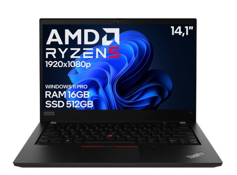 Laptop Lenovo ThinkPad T14 GEN2 Ryzen 5 16GB 512SSD Win11 A