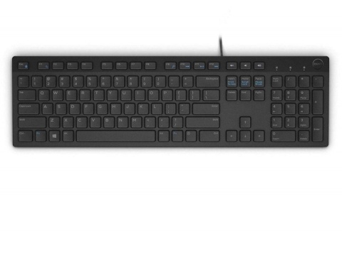 Klawiatura przewodowa USB Dell KB216 Czarna