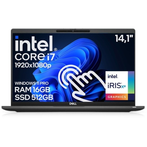 Dotykowy Laptop Dell Latitude 7420 Core i7 11GEN 16GB 512GB SSD Carbon Win11 A-