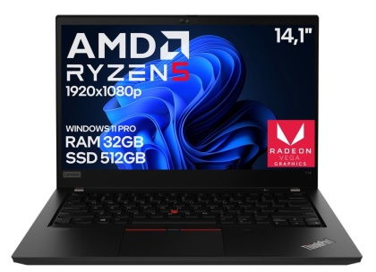 Laptop Lenovo ThinkPad T14 GEN1 Ryzen 5 PRO 4650U 32GB 512GB SSD Win11 A