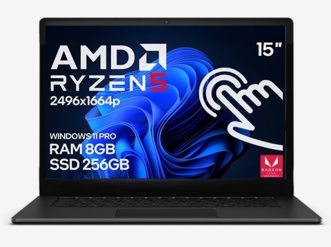 15" Microsoft Surface 3 Ryzen 5 8GB 256SSD A+