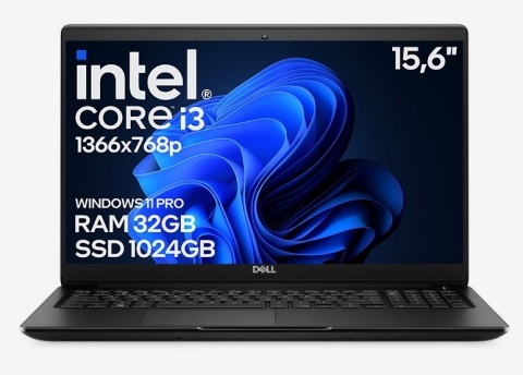 15" Dell 3500 Core i3 8GEN 32GB 1TB SSD A