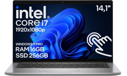 Dotykowy Laptop Dell Latitude 7410 Silver Core i7 10GEN 16GB 256SSD Win11 B