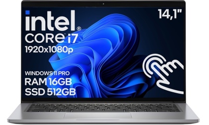 Dotykowy Laptop Dell Latitude 7410 Silver Core i7 10GEN 16GB 512GB SSD Win11 A