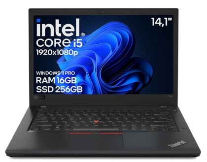 Laptop Lenovo ThinkPad T480 Core i5 8GEN 16GB 256GB SSD Win11 A-