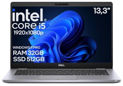Laptop Dell Latitude 5310 Core i5 10GEN 32GB 512GB SSD Win11 A