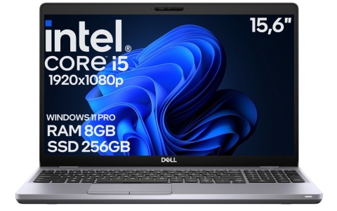 Laptop Dell Latitude 5510 Core i5 10GEN 8GB 256SSD Win11 B