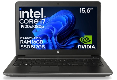 Laptop HP ZBOOK 15 G3 Core i7-6820HQ 16GB 512SSD Quadro M1000M FullHD Win11 B