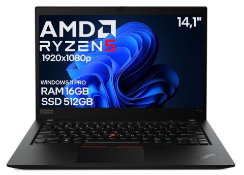 Laptop Lenovo ThinkPad T14s GEN1 Ryzen 5 PRO 4650U 16GB 512SSD Win11 A-