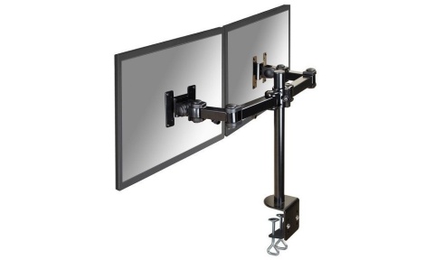 Uchwyt biurkowy na dwa monitory do 27" Neomounts FPMA-D960D