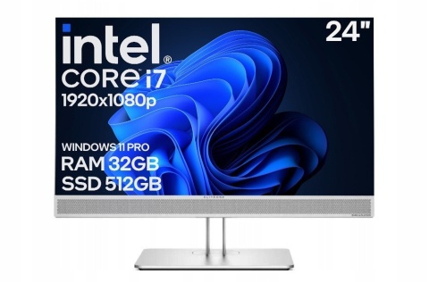 AIO 24" HP 800 G5 i7 9GEN 32GB 512SSD A