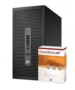 Komputer HP EliteDesk 700 G1 MT Core i5 4GEN 8GB 240GB SSD Win10 KL A + InsERT Gratyfikant GT kadry-płace