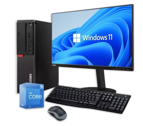 Zestaw komputerowy LENOVO M920S Core i5 8GEN 16GB 512SSD Win11 + Monitor T24M-10 A