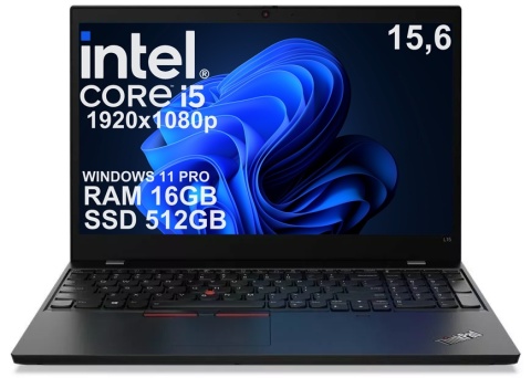 15" Lenovo L15 Gen1 Core i5 10GEN 16GB 512SSD B
