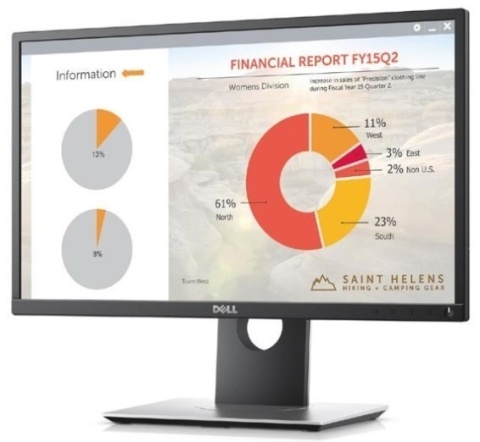Monitor Dell 22" P2217H 1920x1080p IPS B