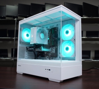 Nowy biały komputer gamingowy Ryzen 5 5600XT RTX 5060 16GB DDR4 1TB SSD Win11 Pro