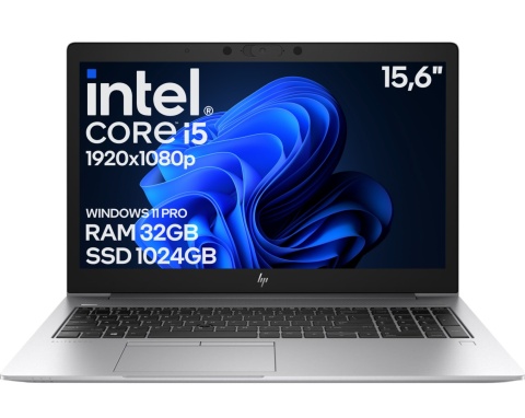 15" HP Elitebook 850 G5 Core i5 8GEN 32GB 1TB SSD A